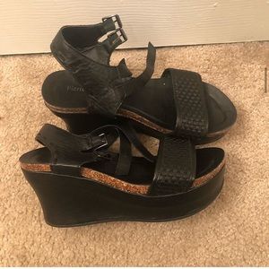 Black Pierre Dumas wedges